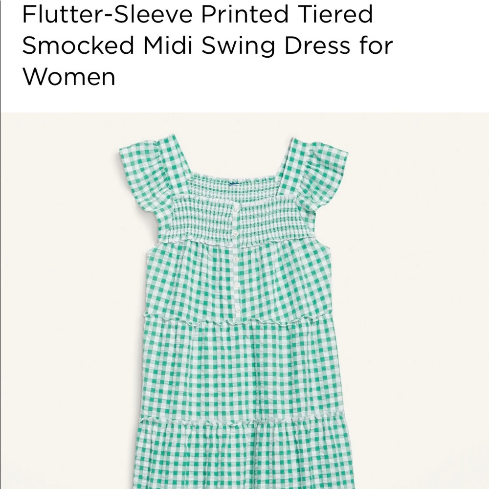 2 New Old Navy Smocked Tiered Dresses, XL